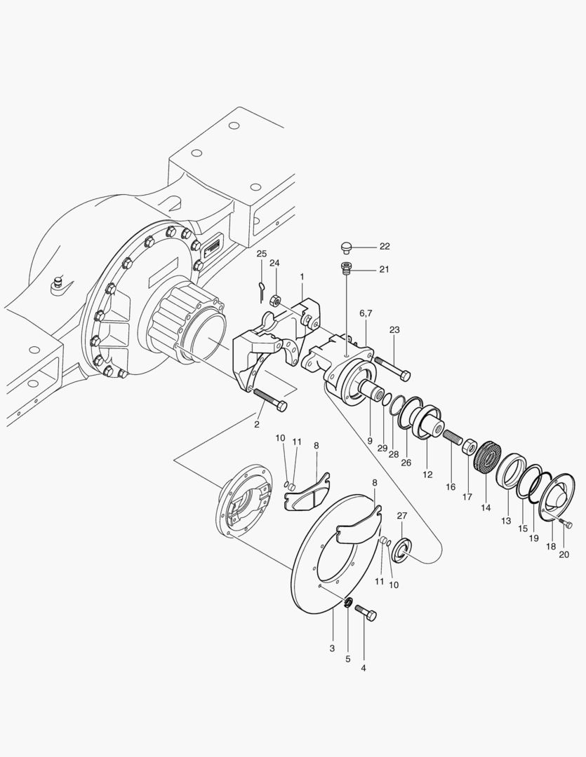 Схема 3361 PARKING BRAKE-MAX. TRAC [1189~]