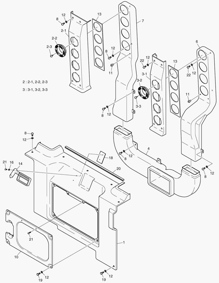 ЗАДНЯЯ КРЫШКА В СБОРЕ-КОНДИЦИОНЕР