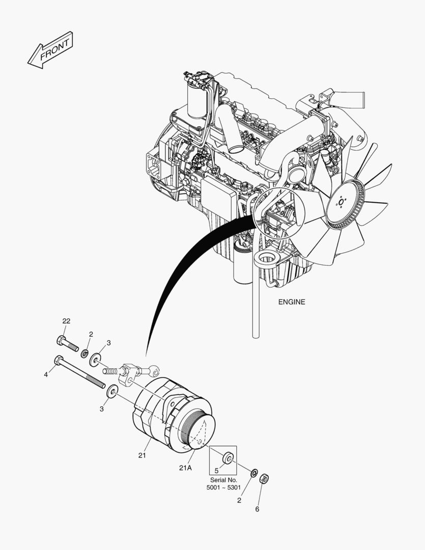 ГЕНЕРАТОР ПЕРЕМЕННОГО ТОКА - 80A