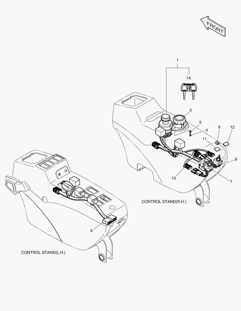 ЭЛЕКТРИЧЕСКИЕ ЗАПЧАСТИ - ПУЛЬТ УПРАВЛЕНИЯ
