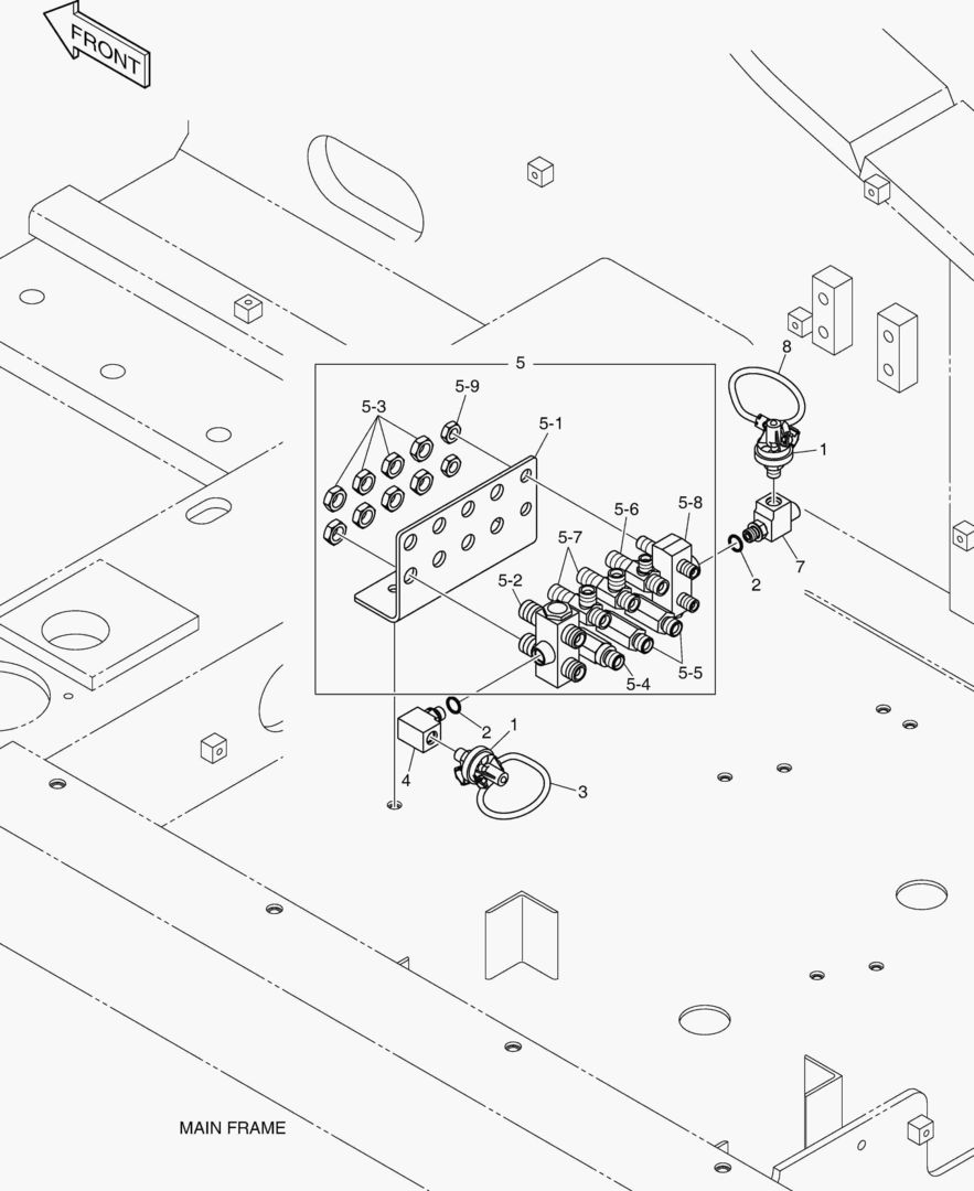 7081 SWING ALARM - ONE WAY(TWO PUMP) [5626~6251]