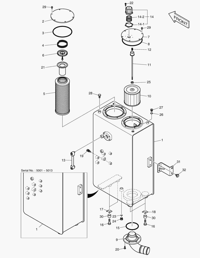 1210 OIL TANK [5001~6167]