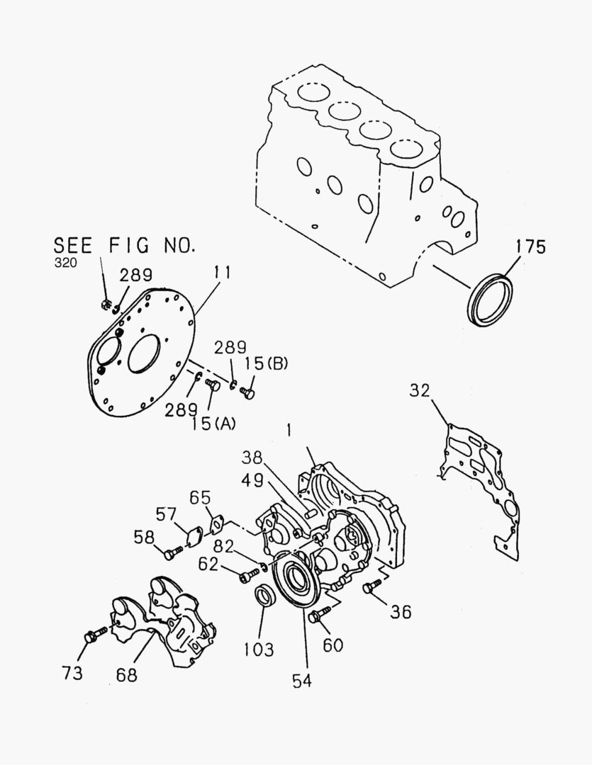 360 TIMING GEAR CASE [1257~]