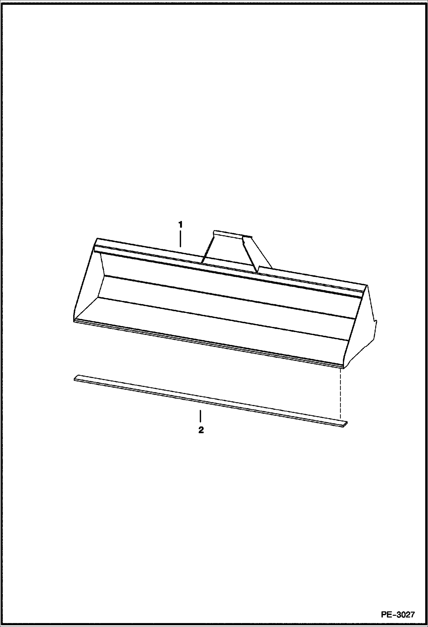 КОВШ (60-- A02J) (2300 ВНЕДОРОЖНИК)