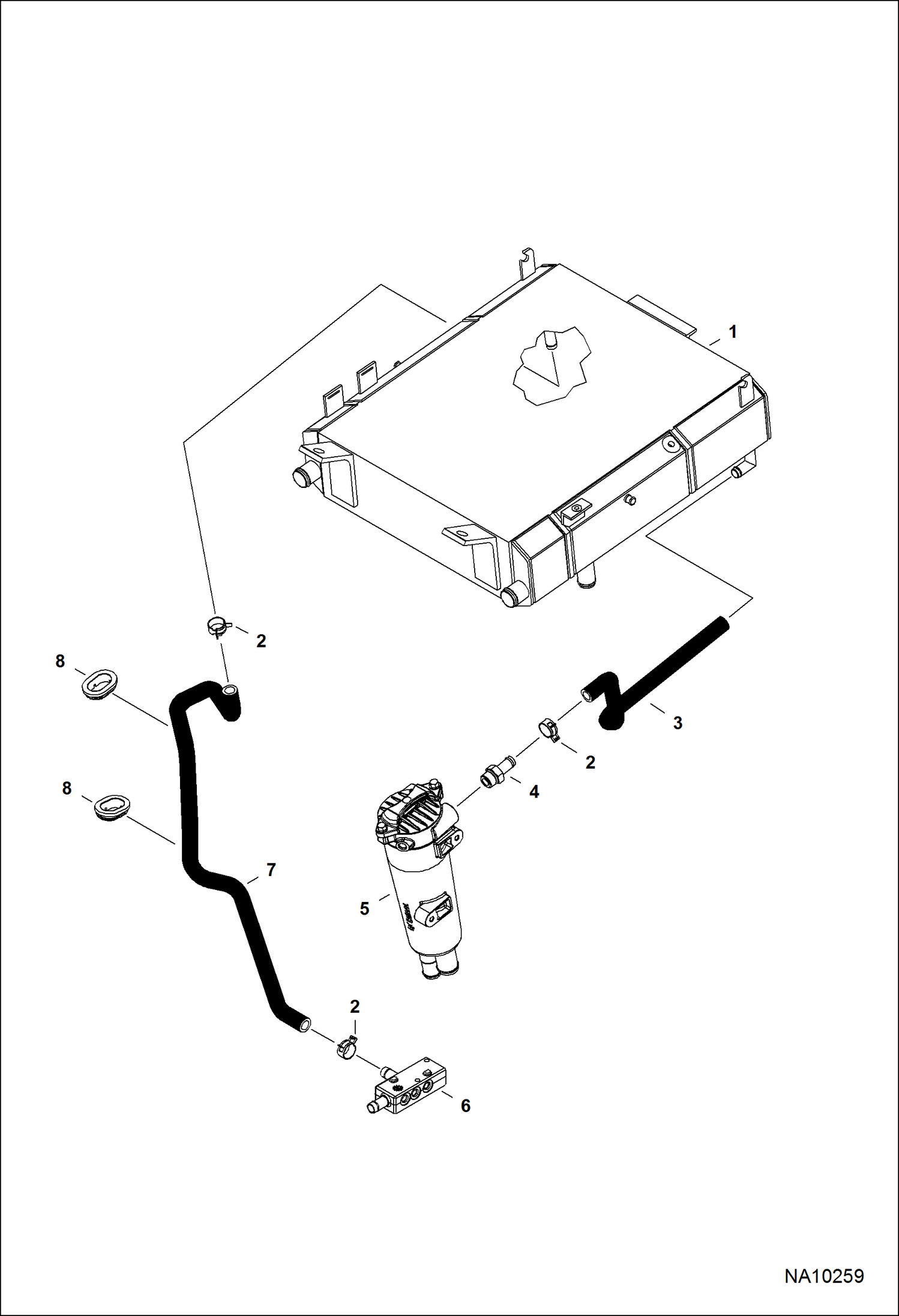Схема СХЕМА ГИДРАВЛИЧЕСКОЙ СИСТЕМЫ (КАМЕРА ОХЛАЖДЕНИЯ)