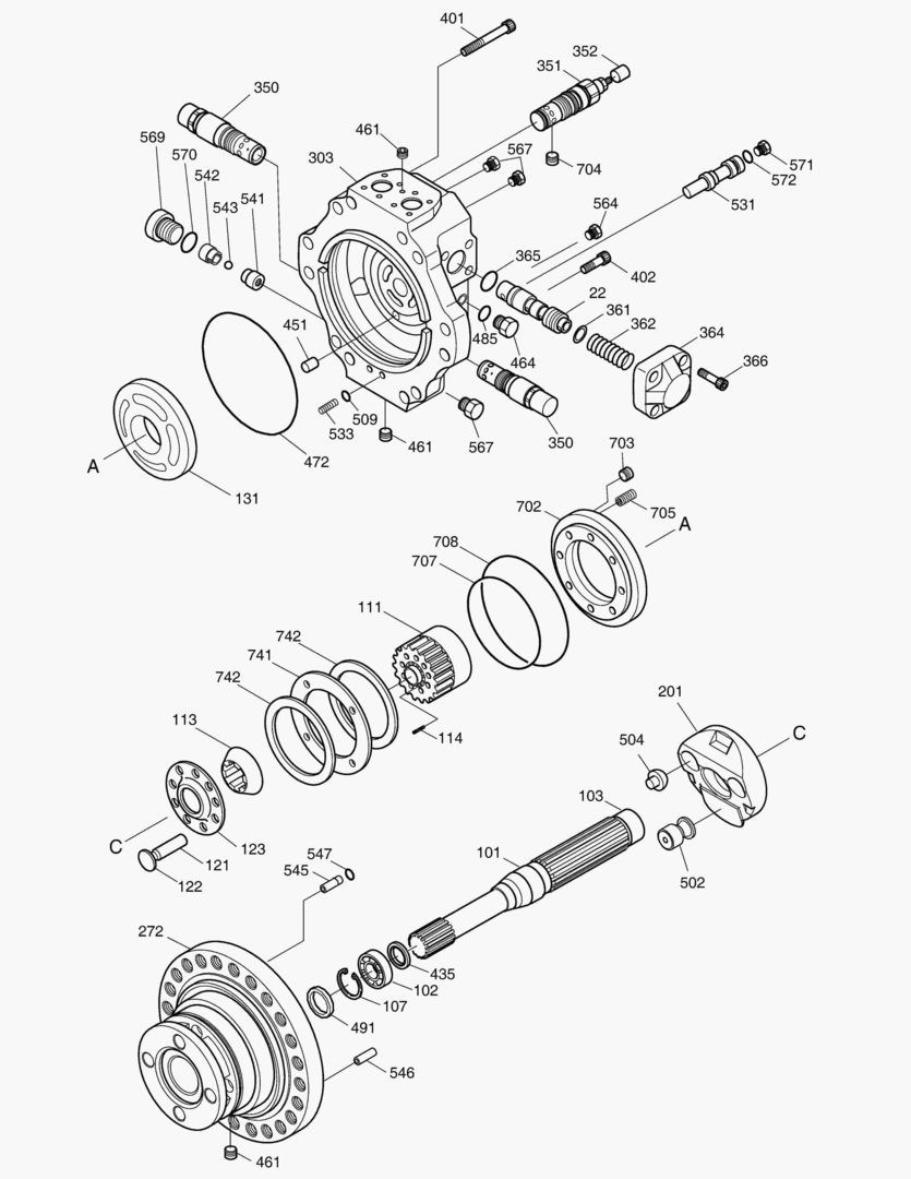 ХОДОВОЙ ГИДРОМОТОР