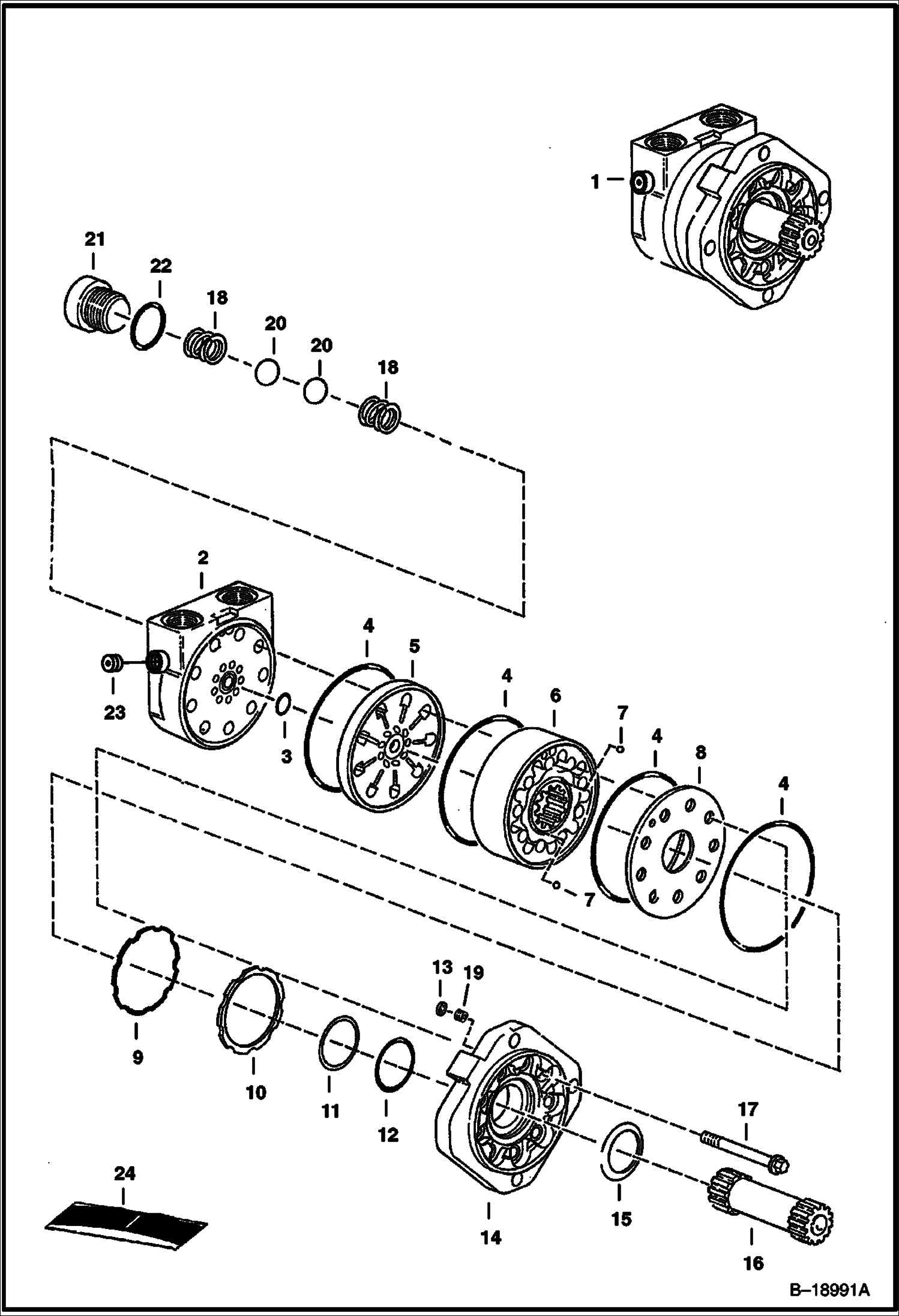 РУКОЯТКА УПРАВЛЕНИЯ (ГИДРАВЛИЧЕСКИЙ ДВИГАТЕЛЬ) (62-- 0552) (76-- 0551)