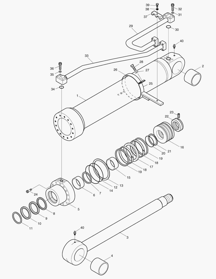 ЦИЛИНДР ПОДЪЕМА-ПРАВОСТОРОННИЙ