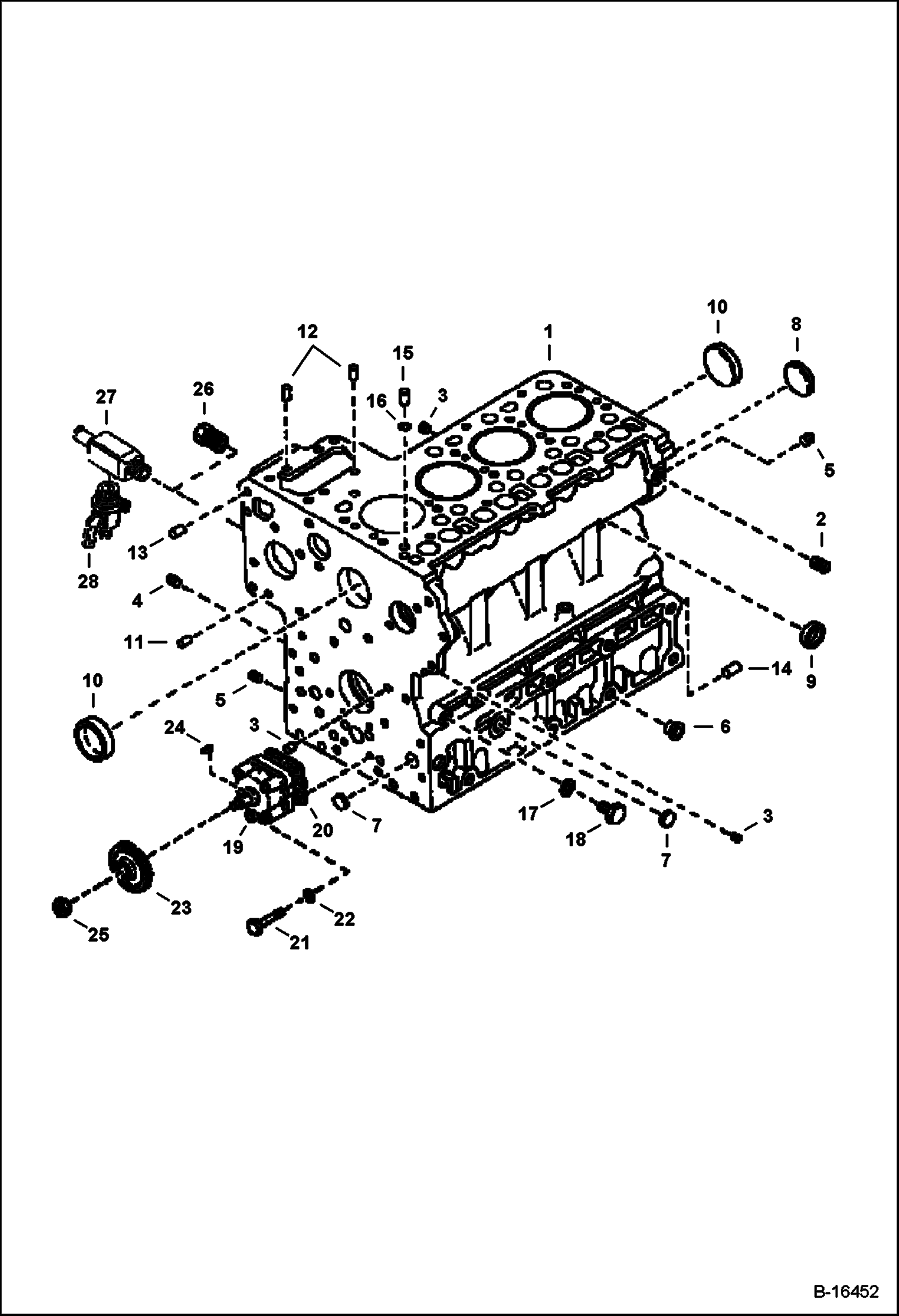 КРИВОШИПНАЯ КОРОБКА (KUBOTA - V2003T)