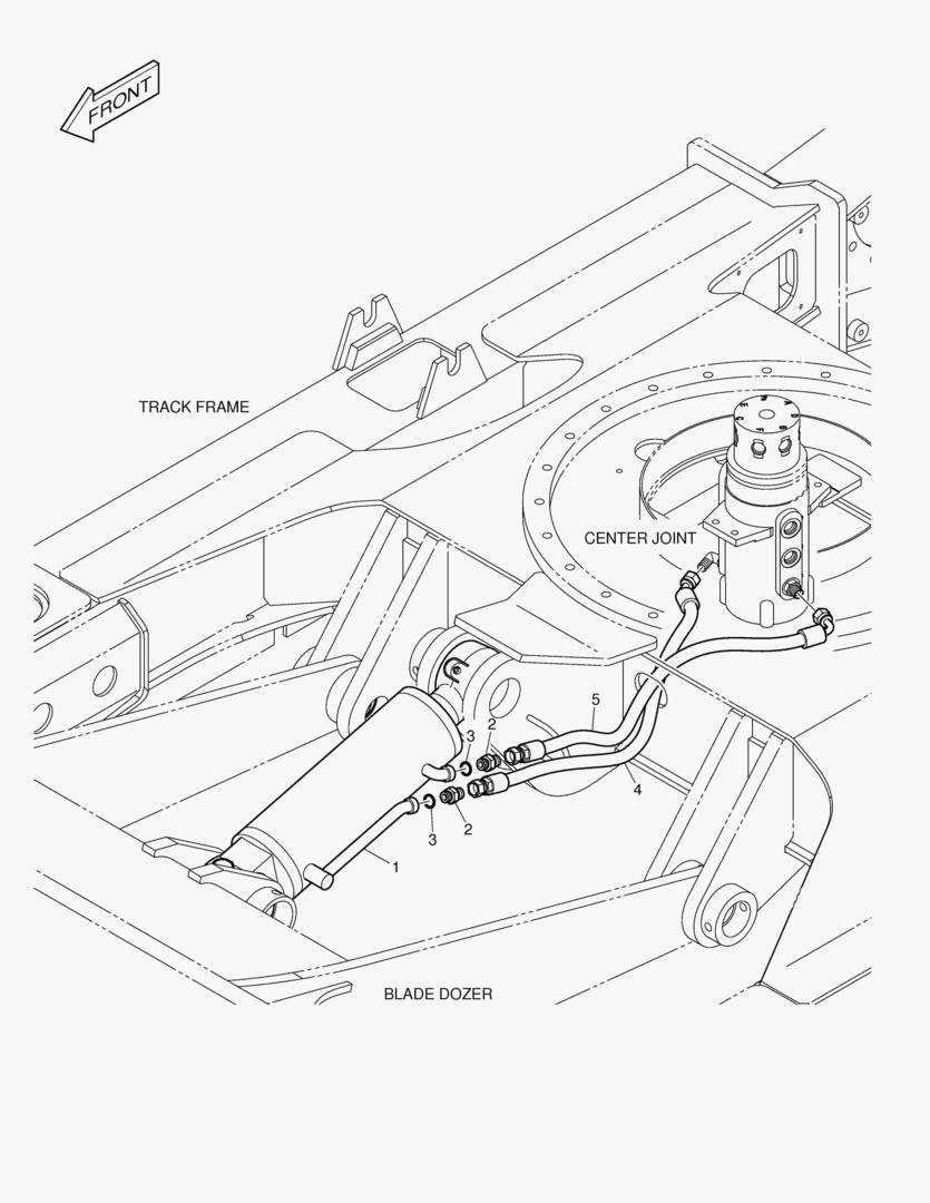 ТРУБОПРОВОД БУЛЬДОЗЕРА