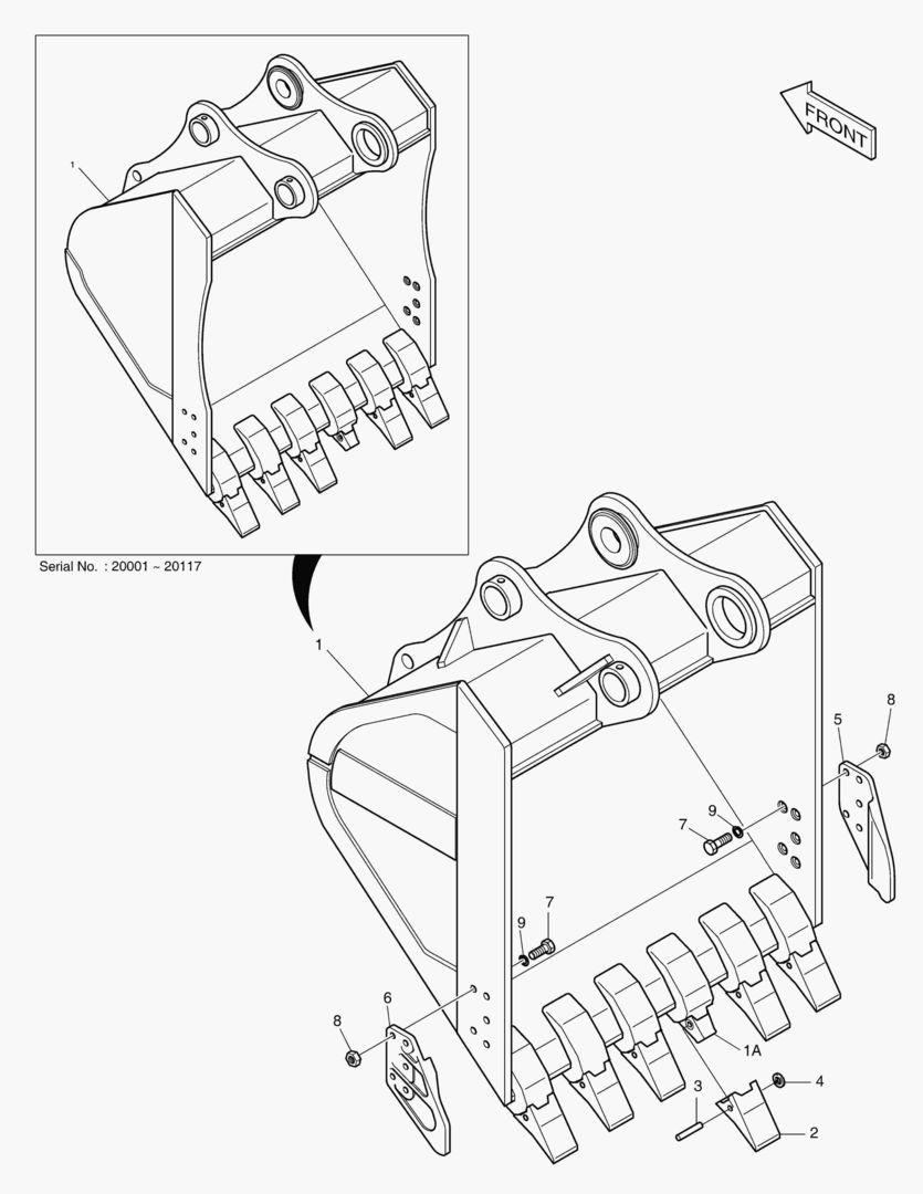 6370 BUCKET-1.17mВі