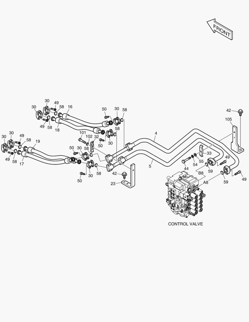 1280 MAIN PIPING(2) - BOOM [13240~17093]