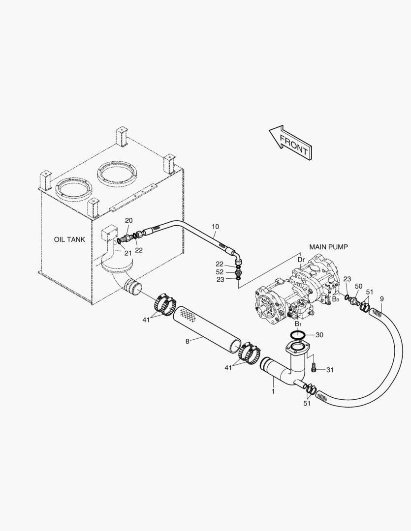 ТУБОПРОВОД МАСЛЯНОГО РАДИАТОРА(2)
