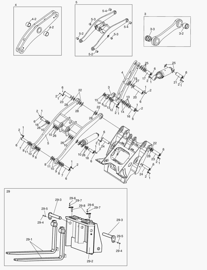 5370 FRONT ASSY;FLAT FORK [10469~]