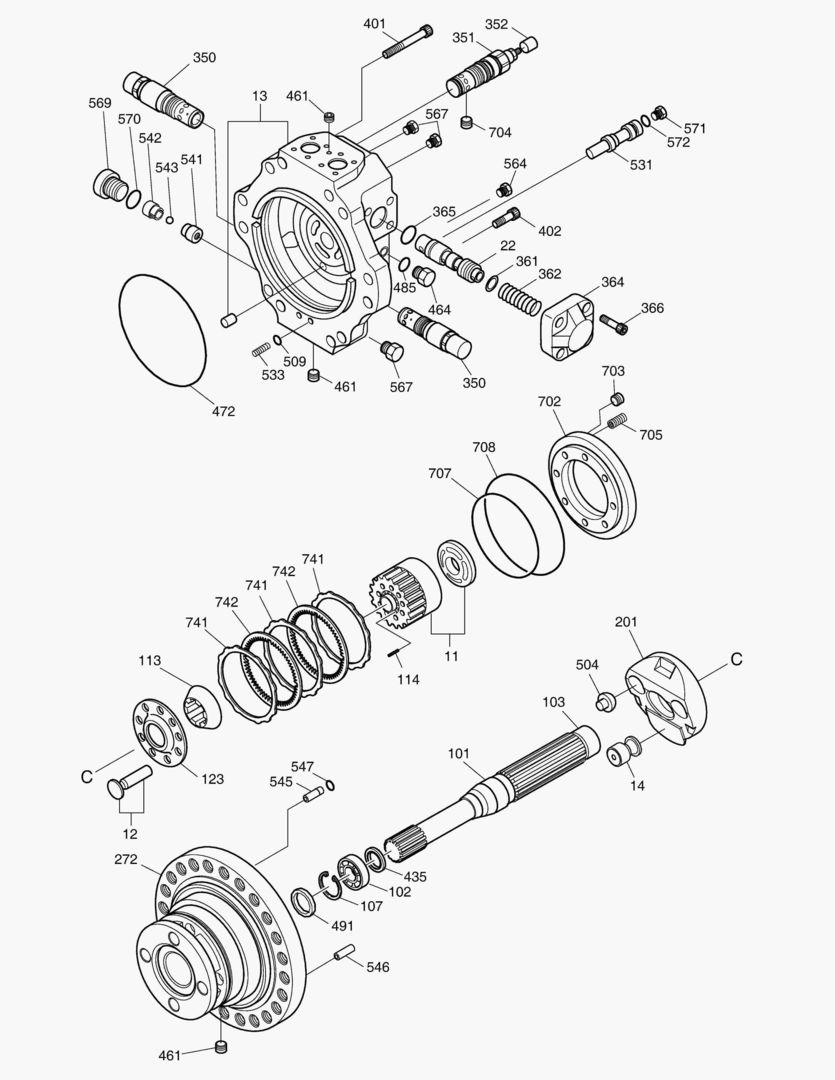 ХОДОВОЙ ГИДРОМОТОР