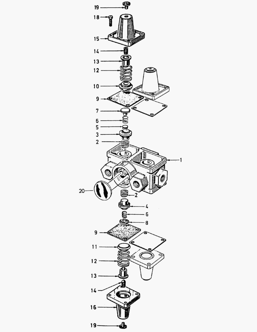 G049-1 FOUR CIRCUIT PROTECTION VALVE