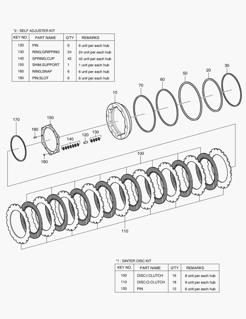 Спецтехника 3350 BRAKE - FRONT AXLE [3001~10381]