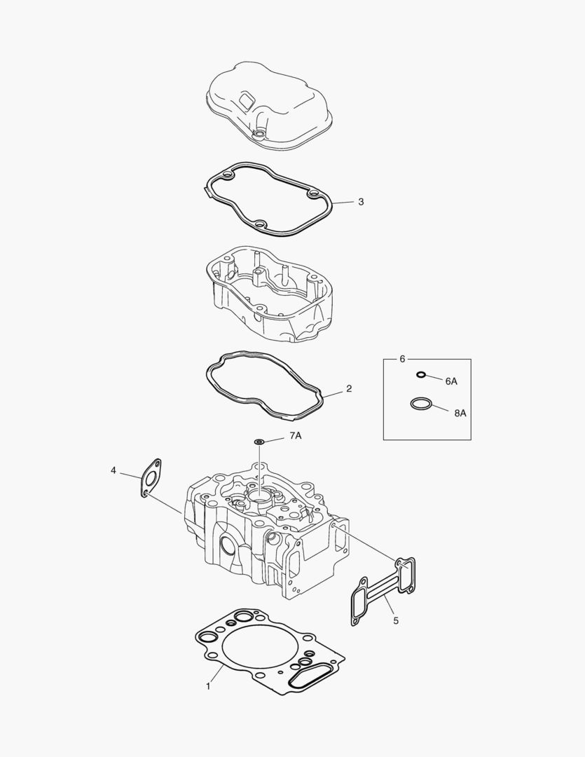 Спецтехника G011-440 GASKET KIT, CYLINDER HEAD