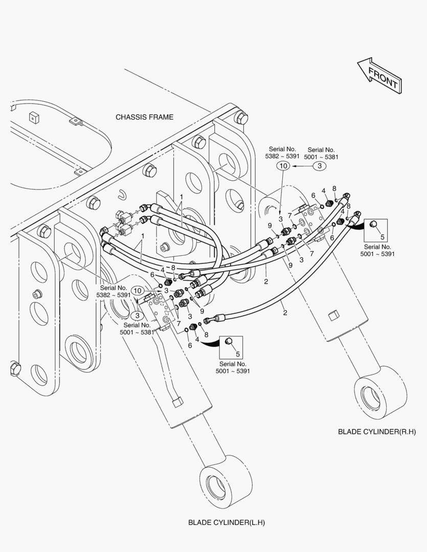 Спецтехника 6880 BLADE PIPING - REAR [5001~5661] - главное фото