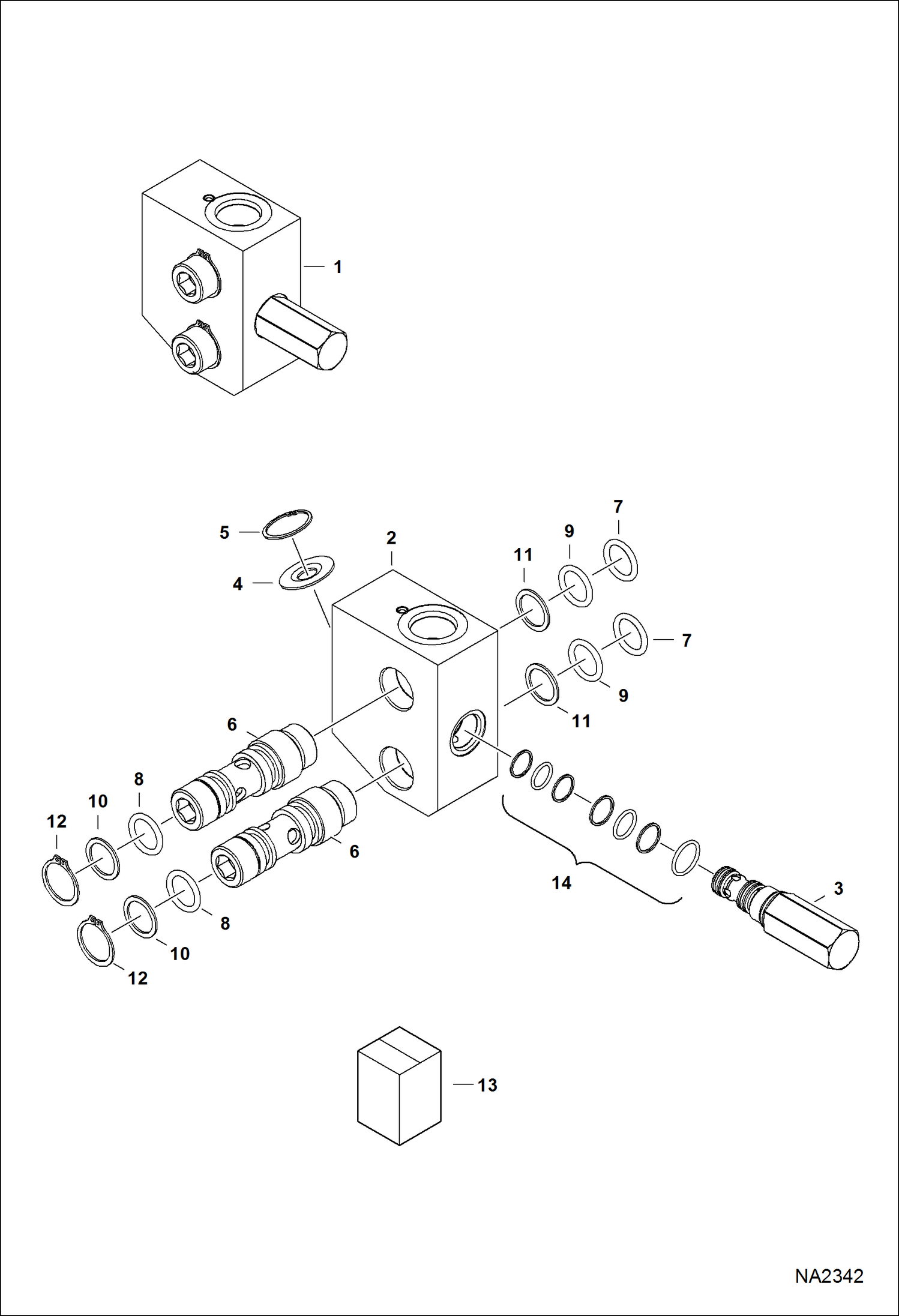 ГИДРОМОЛОТ (РАСПРЕДЕЛИТЕЛЬНЫЙ КЛАПАН В СБОРЕ) (HB880 A00X00101 - 05151) (HB980 A00Y00101 - 06088)
