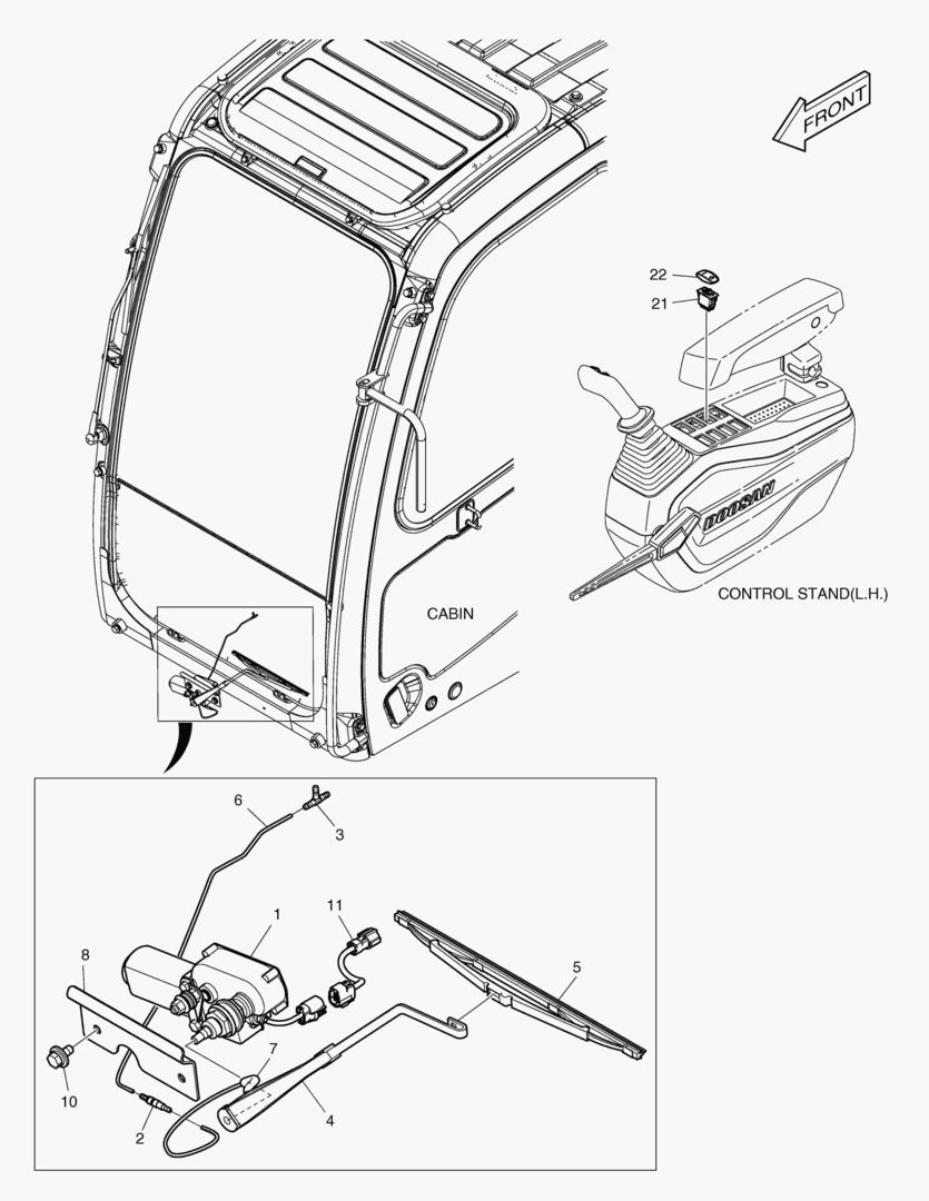 СТЕКЛООЧИСТИТЕЛЬ НИЖНЕГО СТЕКЛА