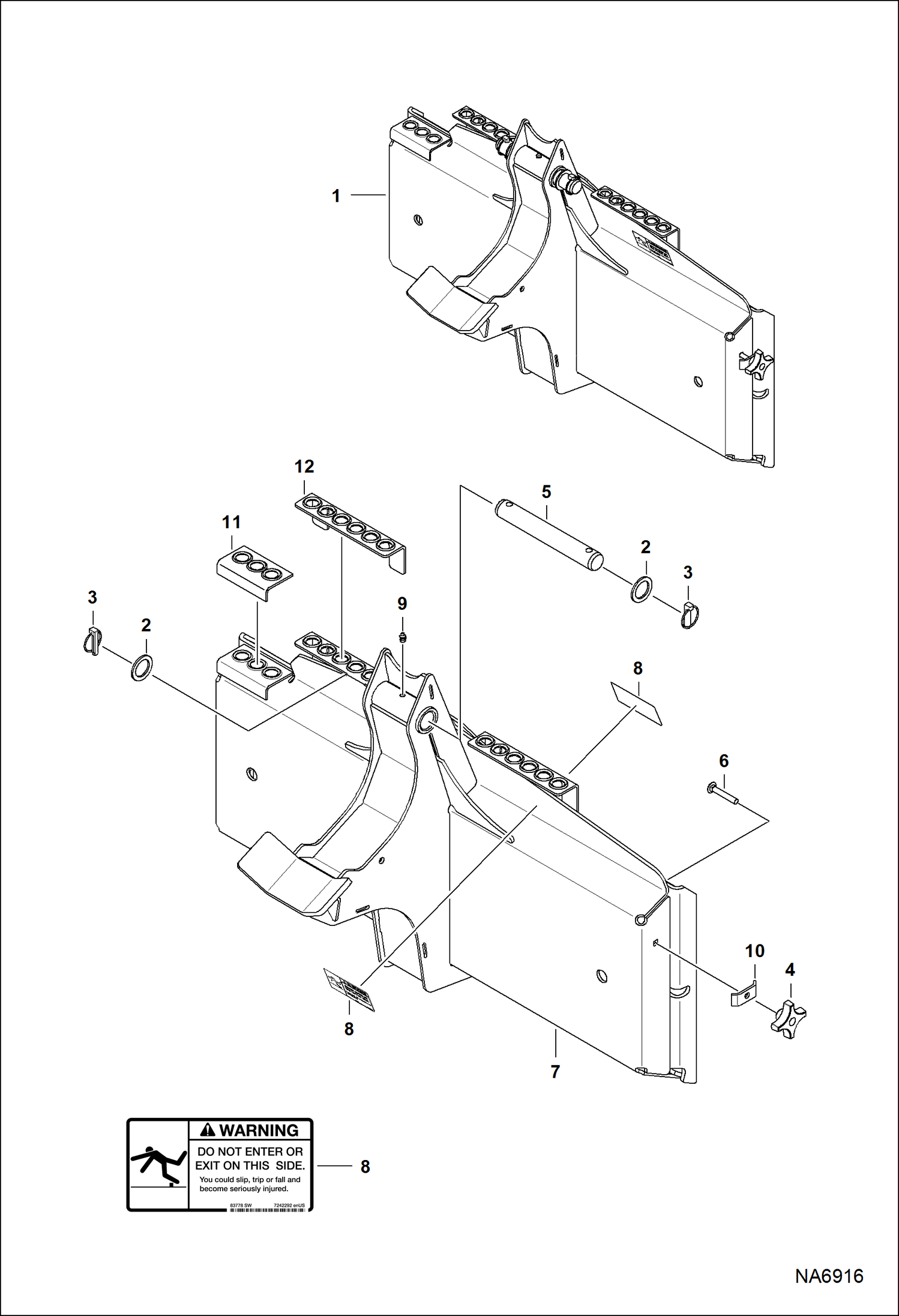 БУР ГИДРАВЛИЧЕСКИЙ (МОНТАЖНАЯ РАМА) (35PH AZLA) (50PH B2KY)