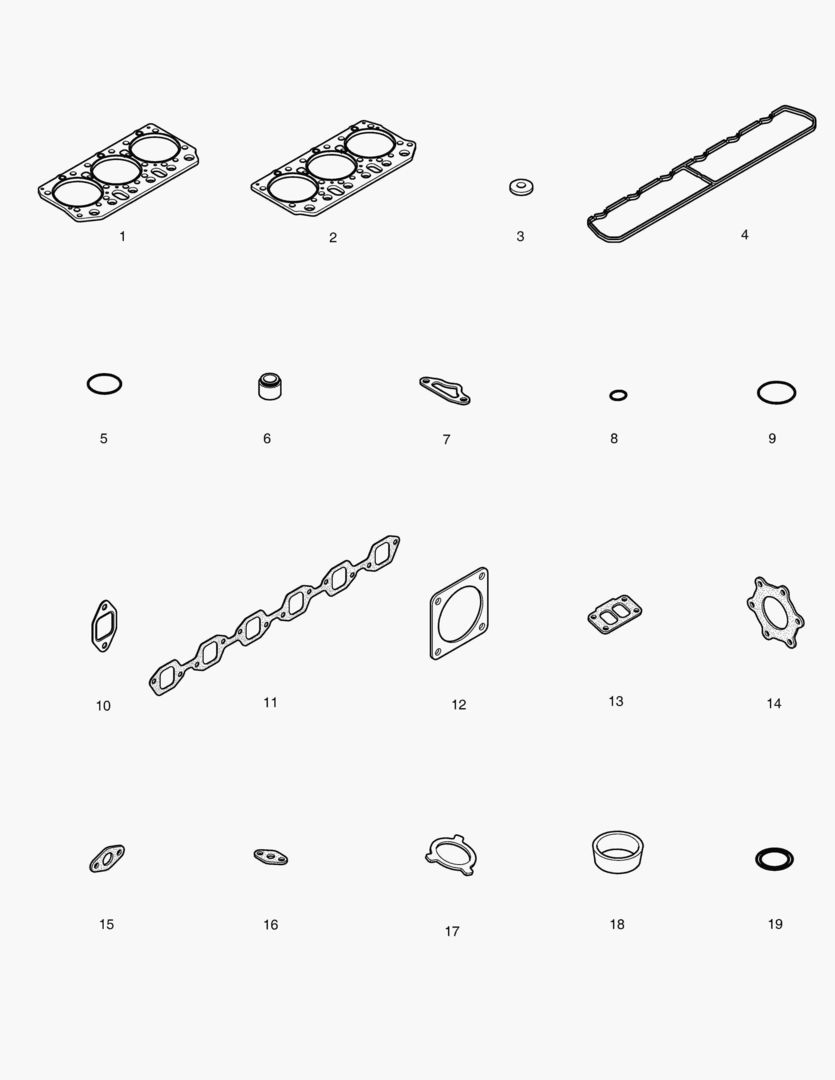 030 OVER HAUL GASKET KIT - TOP