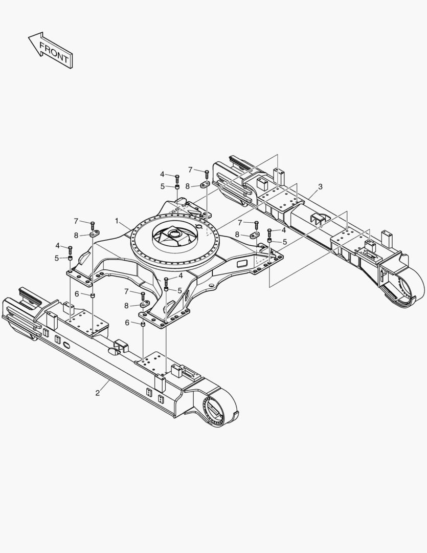 РАМА ГУСЕНИЦЫ - 3.57 м