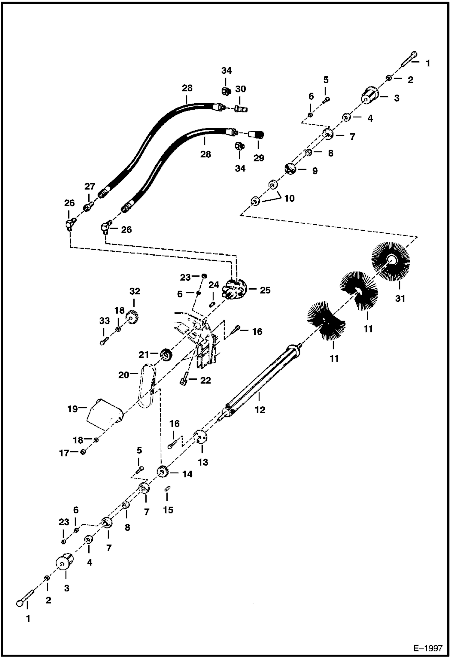 ПРОМЫШЛЕННЫЕ ПОВОРОТНЫЕ ЩЕТКИ (ЩЕТКИ) (0687)