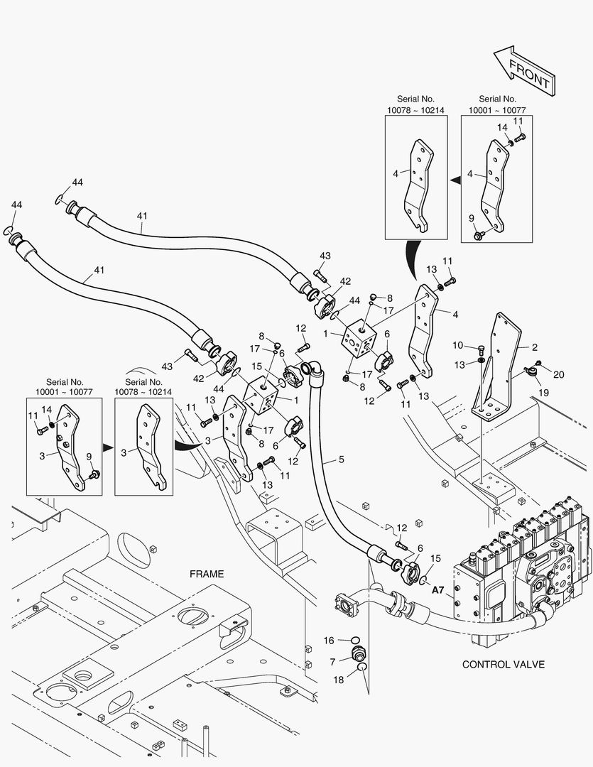 6150 MAIN PIPING - ONE & TWO WAY