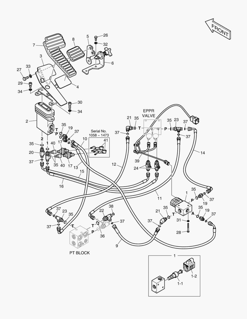 6230 PILOT PIPING - TWO WAY(WITH PEDAL)