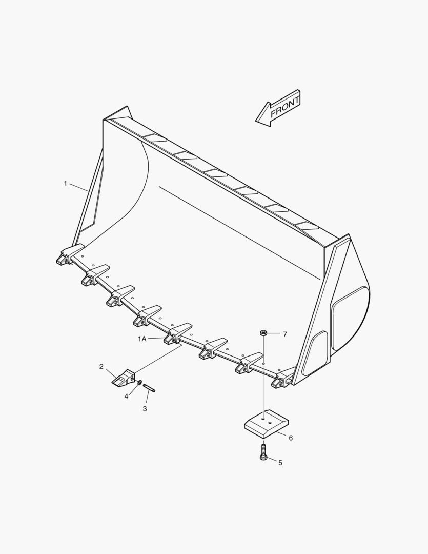2220 BUCKET-3.5гЋҐ (V-TYPE) [1475~]