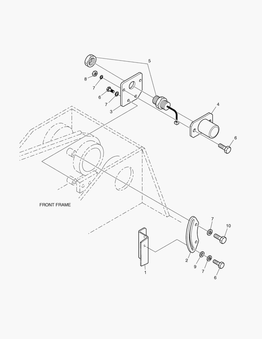 УДАРНАЯ РУКОЯТЬ ПОДЪЕМА В СБОРЕ