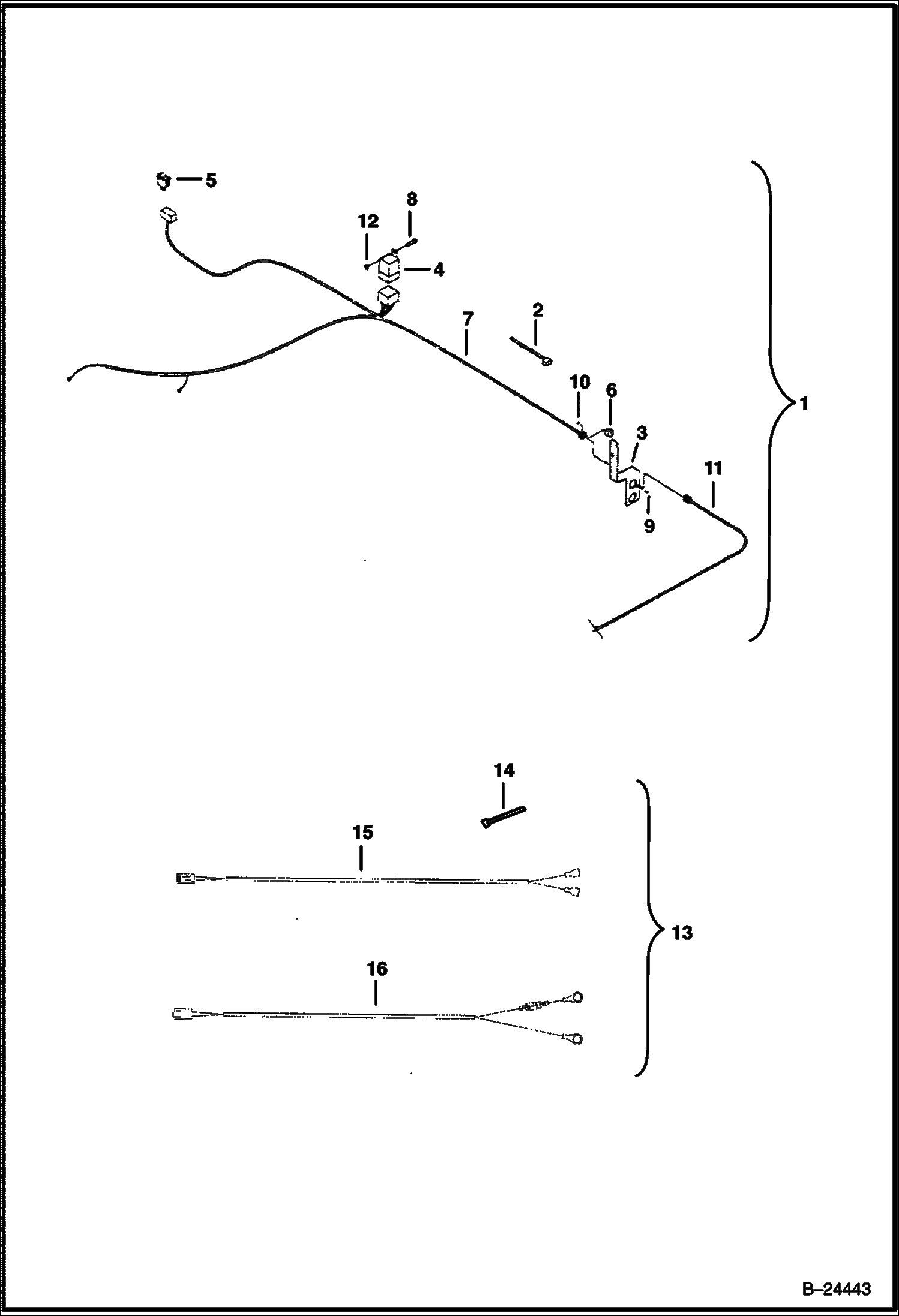 РАСПЫЛИТЕЛЬ (КОМПЛЕКТ ДЕТАЛЕЙ ЖГУТА ПРОВОДКИ НА 5600 СЕРИИ TOOLCAT ИЛИ 2100 ВНЕДОРОЖНИК) (50 GAL 0059)