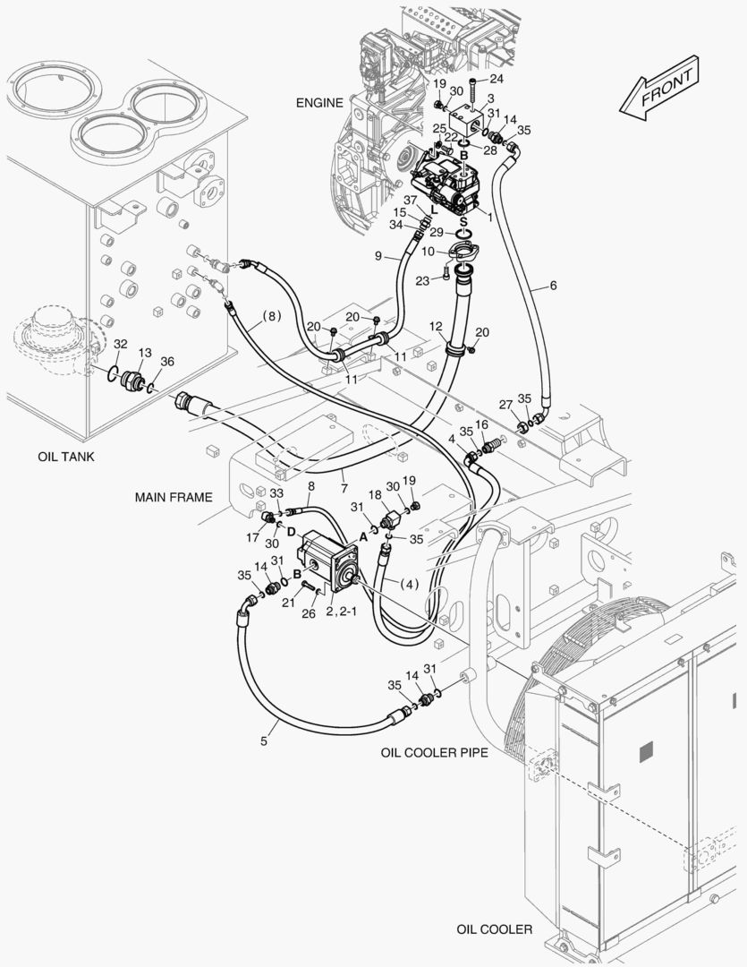 ГЛАВНАЯ МАГИСТРАЛЬ(6) - ПРИВОД ВЕНТИЛЯТОРА