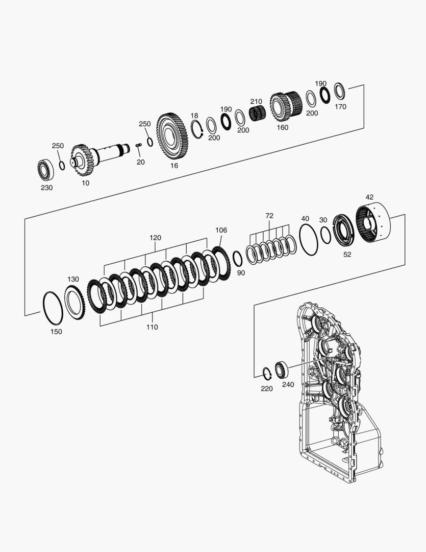 СЦЕПЛЕНИЕ - K4 - ТРАНСМИССИЯ