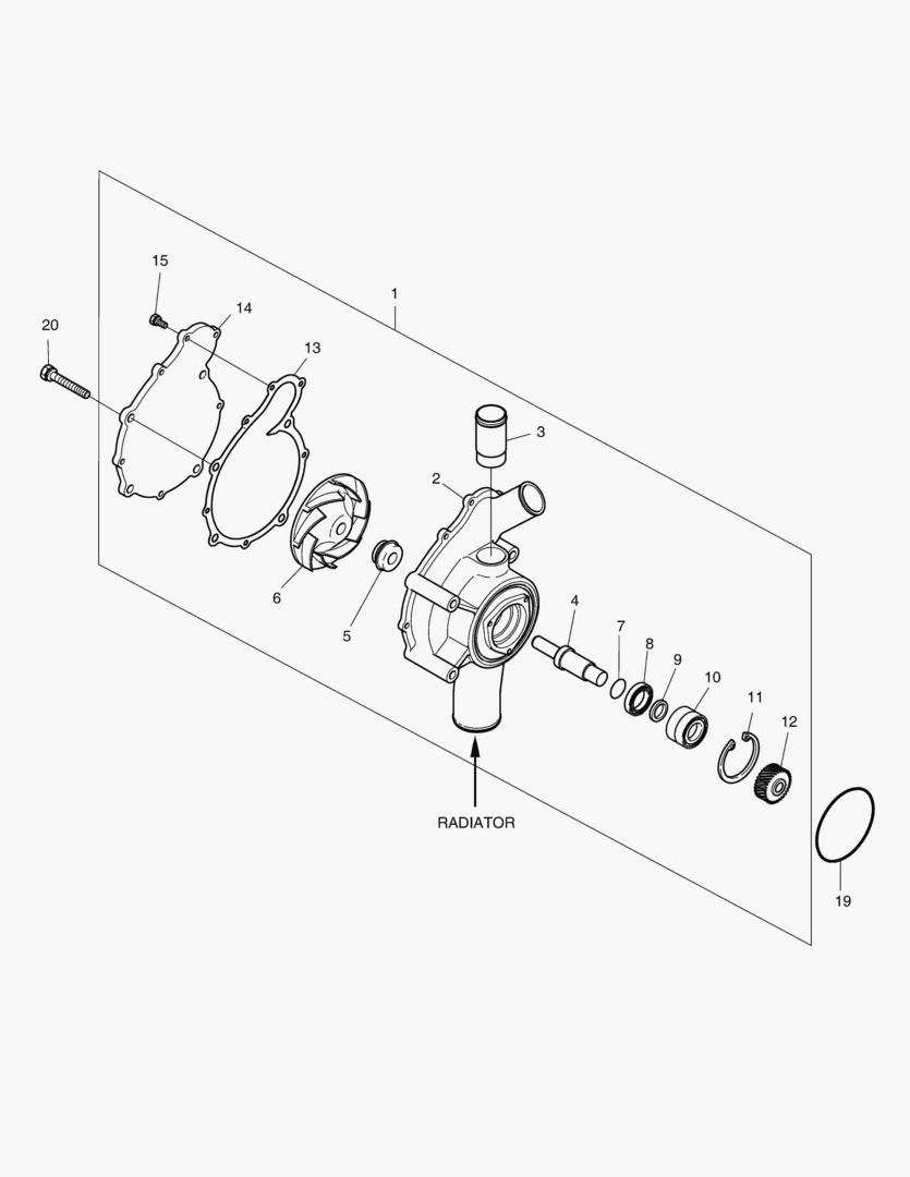 НАСОС ВОДЯНОГО ОХЛАЖДЕНИЯ