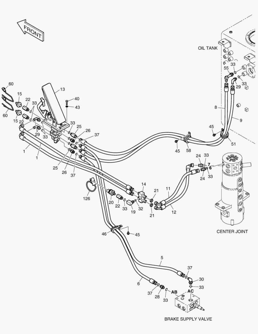 1440 BRAKE PIPING(1) [5001~5811]