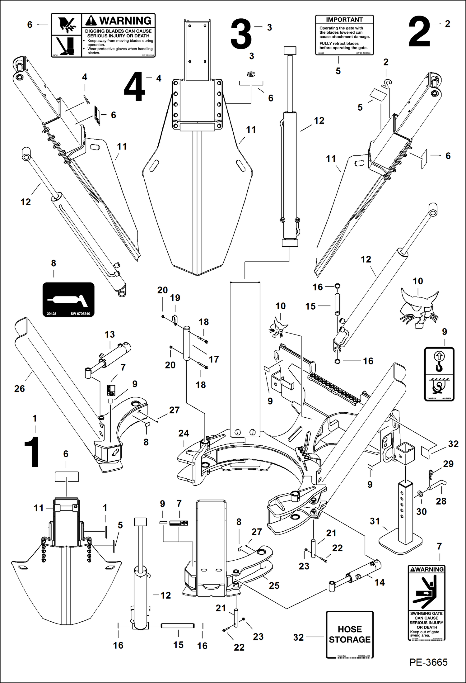 ПЕРЕСАДЧИК ДЕРЕВЬЕВ (РАМА ШАССИ) (TS44 A9UT) (TS44 CONV A9SG) (TS44C A9VL) (TS44C CONV A9V9)