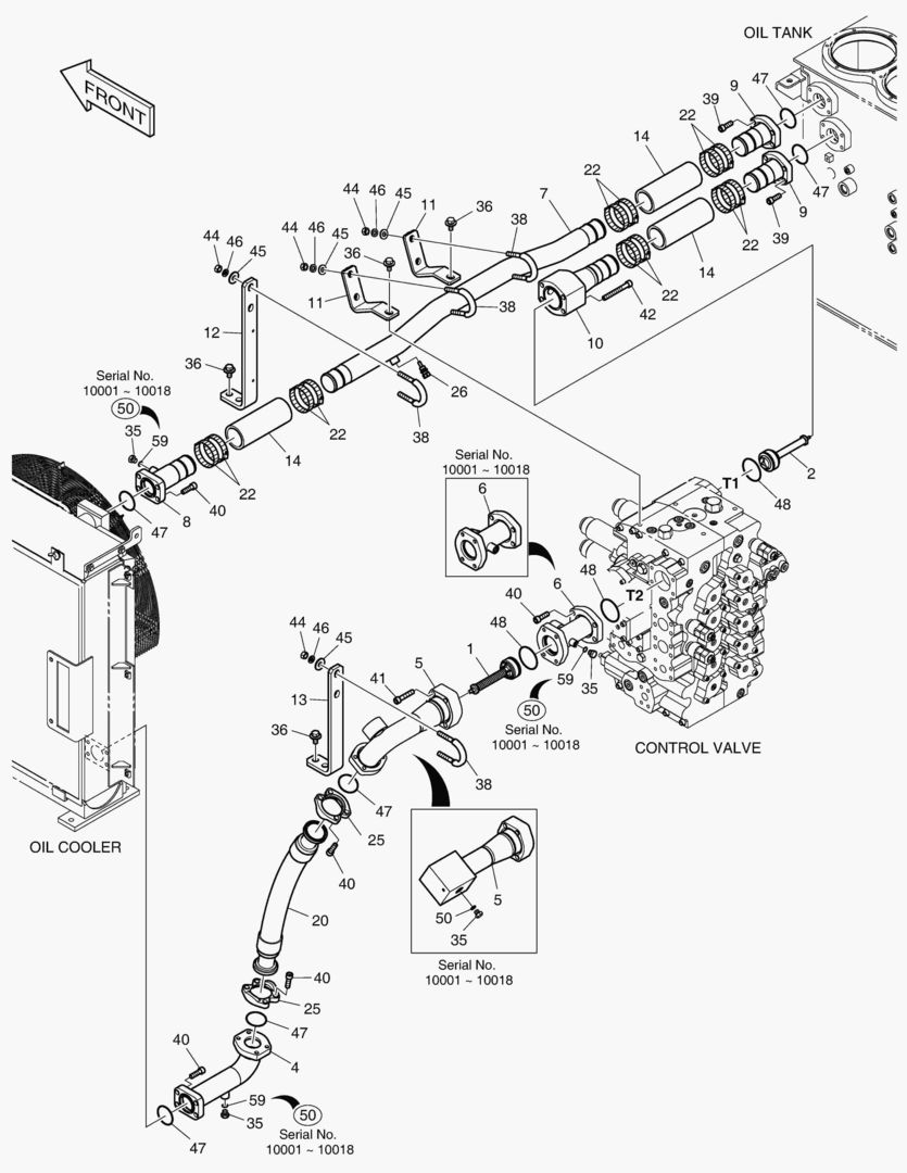 ТУБОПРОВОД МАСЛЯНОГО РАДИАТОРА(2)