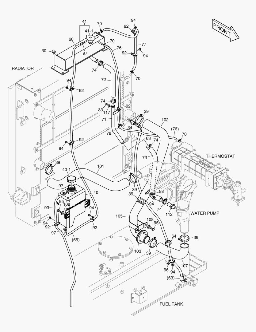 ТУБОПРОВОД МАСЛЯНОГО РАДИАТОРА (1)
