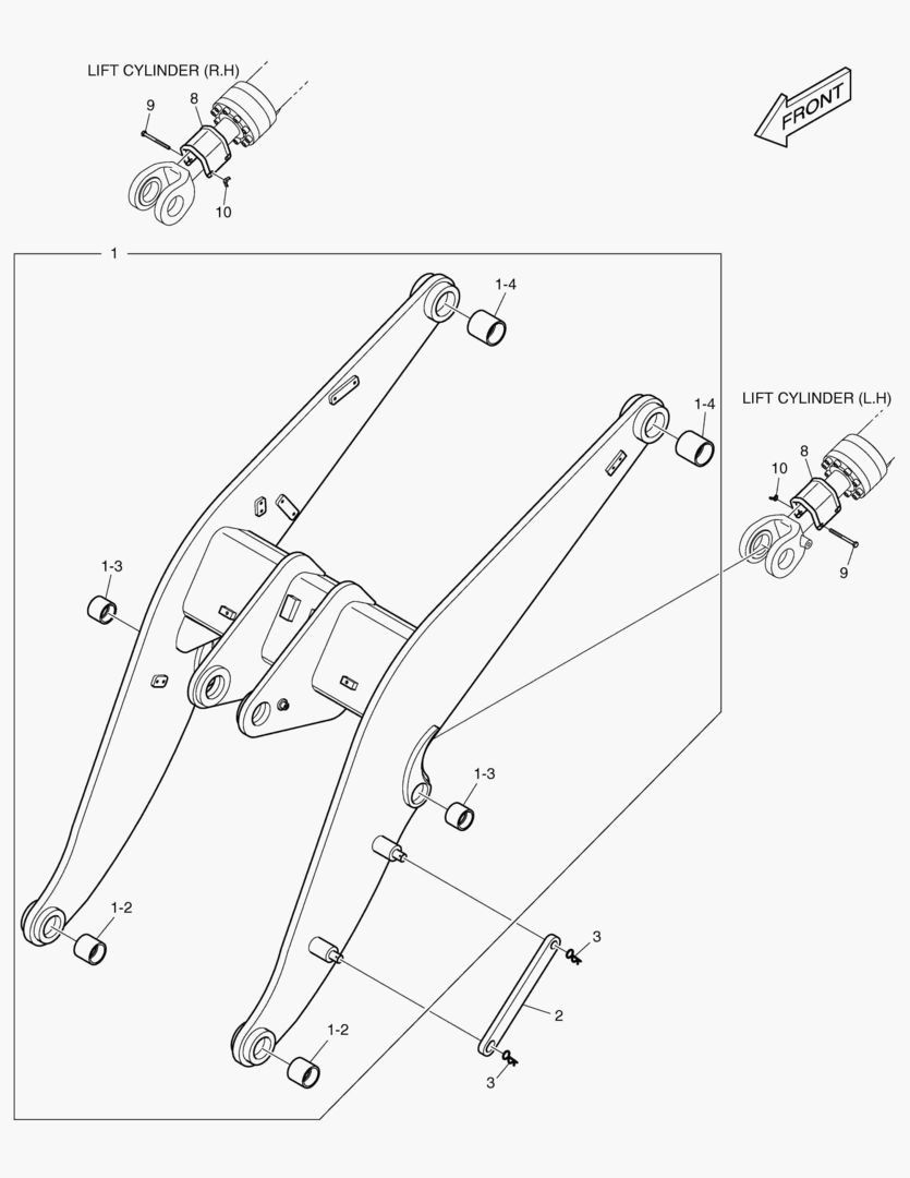 Схема РУКОЯТЬ ПОГРУЗЧИКА - СЕРТИФИКАТЫ
