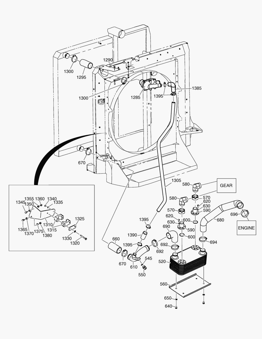 G040-30 TRANSMISSION COOLER