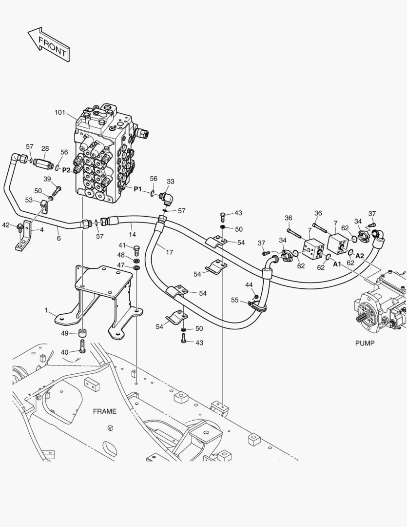 1251 MAIN PIPING(1) - PUMP [5227~]