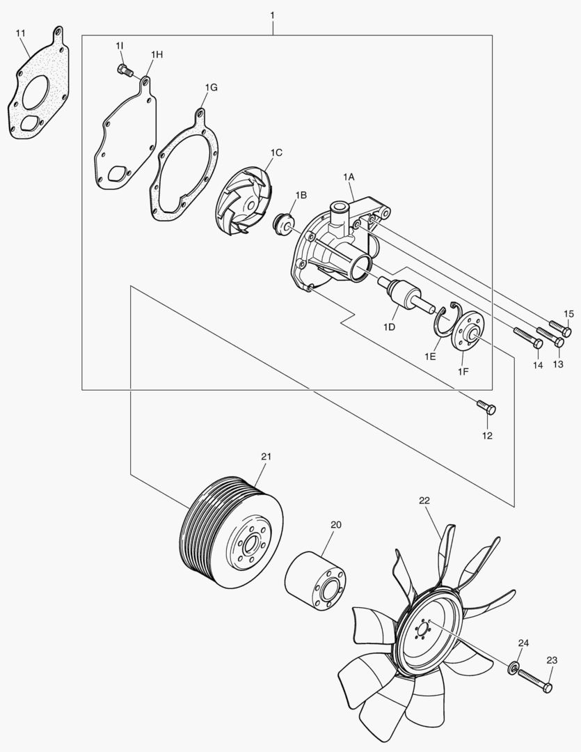 НАСОС ВОДЯНОГО ОХЛАЖДЕНИЯ