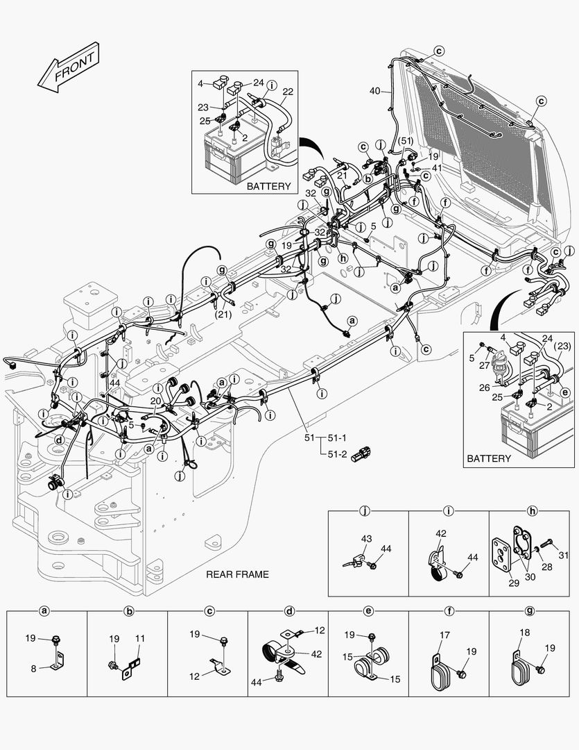 1651 ELECTRIC PARTS - WIRING [10136~]