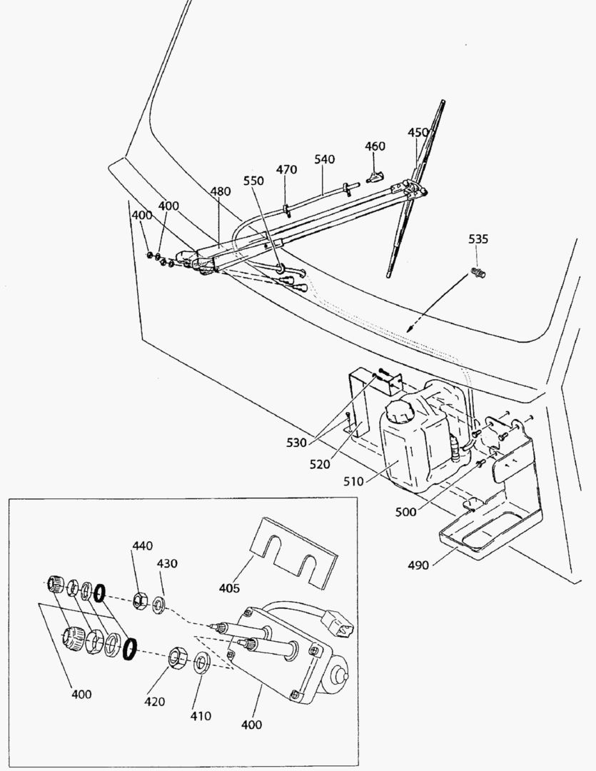G310-6 WINDSHIELD WIPER