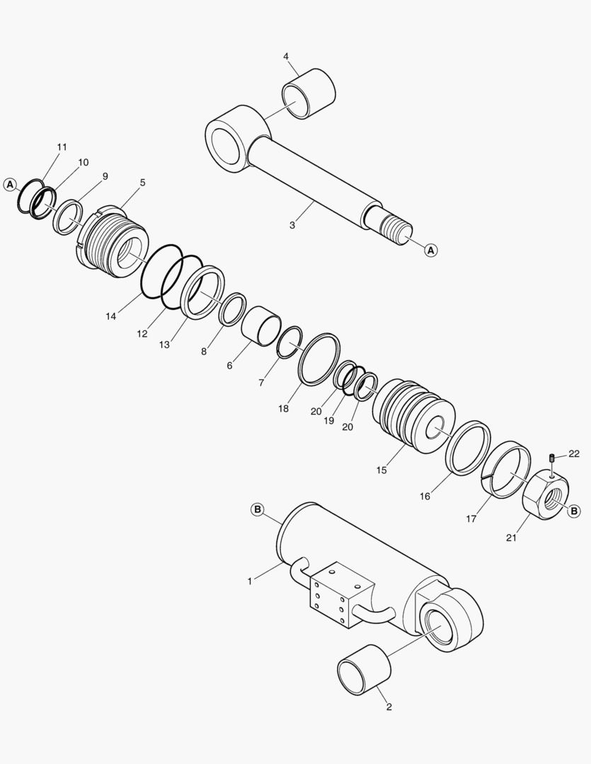 4331 DOZER CYLINDER [7118~]