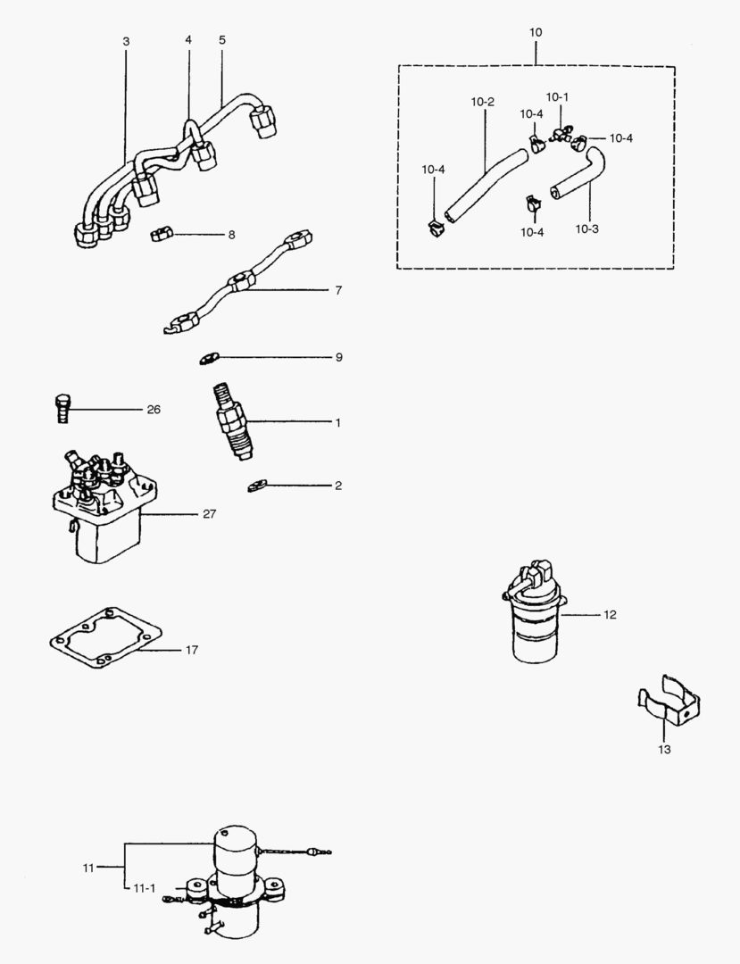 Схема ДЕТАЛИ ТОПЛИВОСНАБЖЕНИЯ