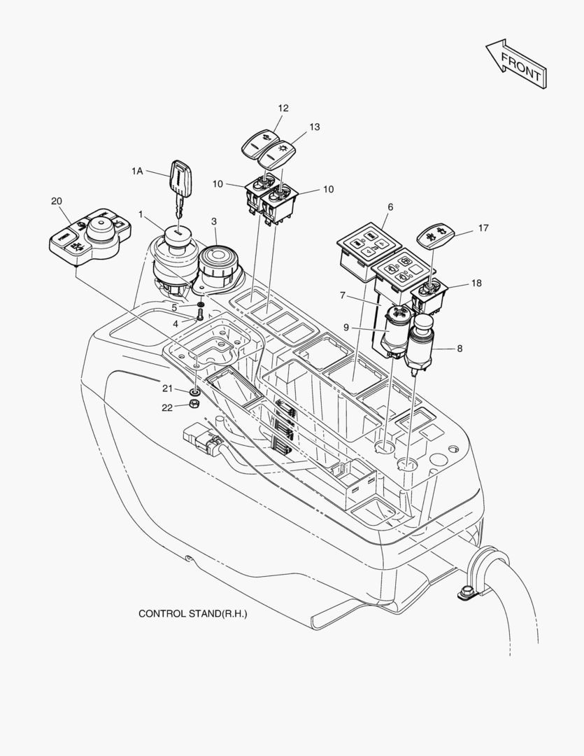 ЭЛЕКТРИЧЕСКИЕ ЗАПЧАСТИ - ПУЛЬТ УПРАВЛЕНИЯ